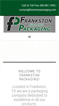 Mobile Screenshot of frankstonpackaging.com